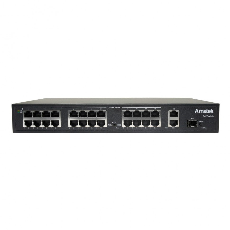 AN-S26P24 - 27-портовый 100/1000 Мбит/с коммутатор с PoE до 300Вт