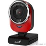 Genius QCam 6000 Red {1080p Full HD, вращается на 360°, универсальное крепление, микрофон, USB} [32200002401]