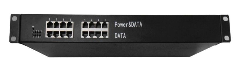 NMS1830 PoE, инжектор (PSE), Midspan, 8 x 2 RJ-45 Gigabit Ethernet портов, PoE 802.3at, 25W, кабель питания ЕВРО, черный РАСПРОДАЖА