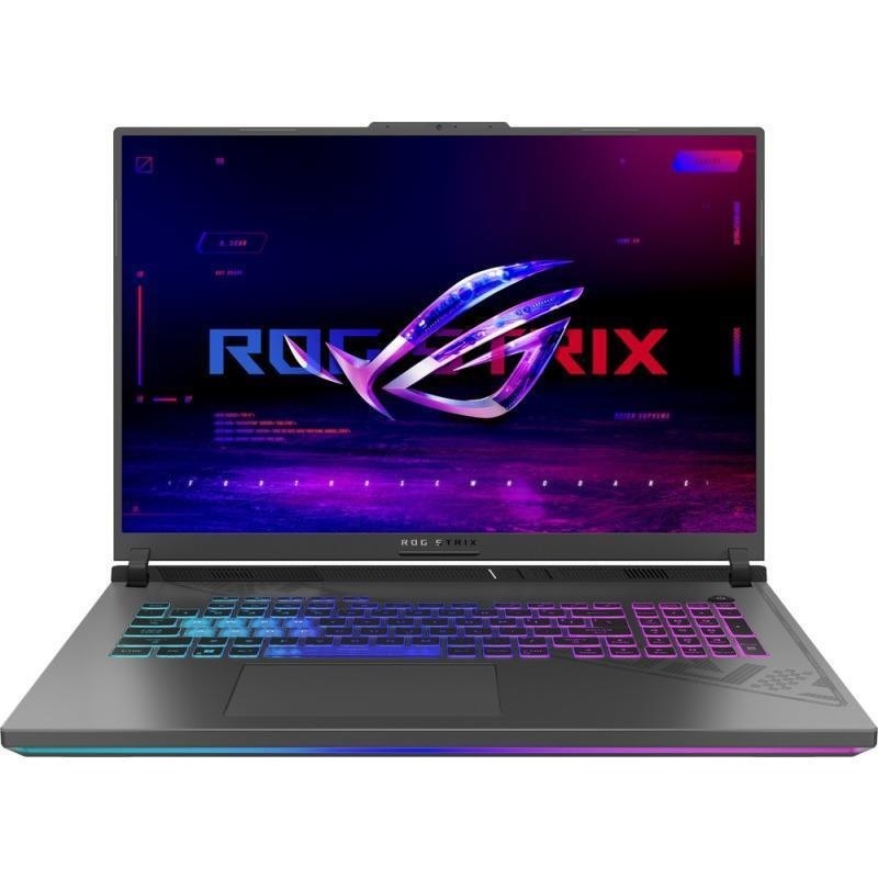 Ноутбук ASUS ROG Strix SCAR 18 G834JZ-N6025 18" 2560x1600/Intel Core i9-13980HX/RAM 32Гб/SSD 1TB+1TB/RTX 4080 12GB/ENG|RUS/DOS серый 3.1 кг 90NR0D31-M003V0