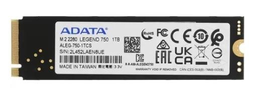 SSD жесткий диск M.2 2280 1TB ALEG-750-1TCS ADATA