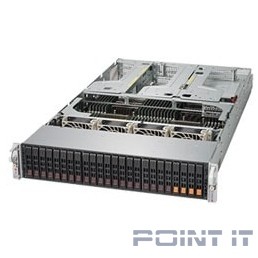 Платформа системного блока SYS-2049U-TR4 2U, 4xLGA3647 (up to 205W), iC621 (X121PU), 48xDDR4, up to 24x2.5 SAS/SATA, up to 4x2.5 NVME Gen3 (optional), 4x 1000Base-T (i350), 6x PCIE x16, 5x PCIE x8, 2x