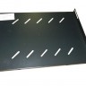 Полка для шкафа глубиной 600 (472x350), черная, 100 кг
