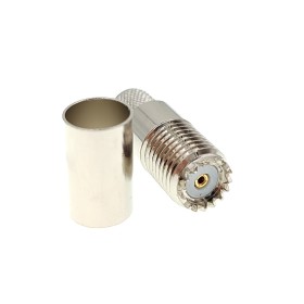 ВЧ-разъём mini UHF(female) обжимной под кабель 5D-FB
