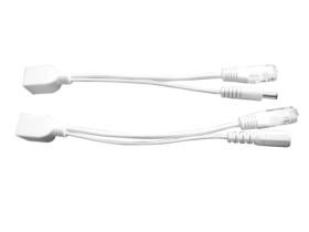 POE-PAS-D2.5 PoE, комплект передатчик (PSE)+приемник (PD), внутр диаметр 2.5, пассивный, серый