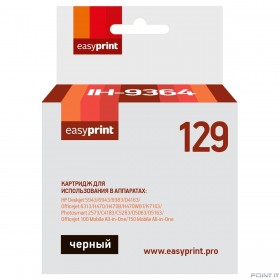 Easyprint  C9363HE Картридж  IH-9364 №129 для HP Deskjet 5943/6943/D4163/Photosmart 1215/1315, черный