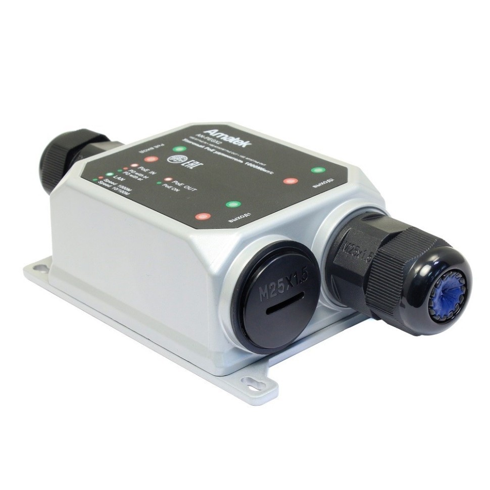 AN-PEGX2 - уличный PoE удлинитель Ethernet на 2 выхода, 1000 Мбит/с