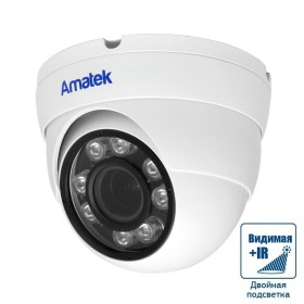 AC-IDV503ZMSX - купольная IP видеокамера 5Мп с трансфокатором с совмещенной подсветкой