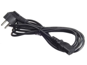 Кабель питания (евровилка - штекер IEC C13) 3*0,5мм2, 3м, черный, NETKO Optima