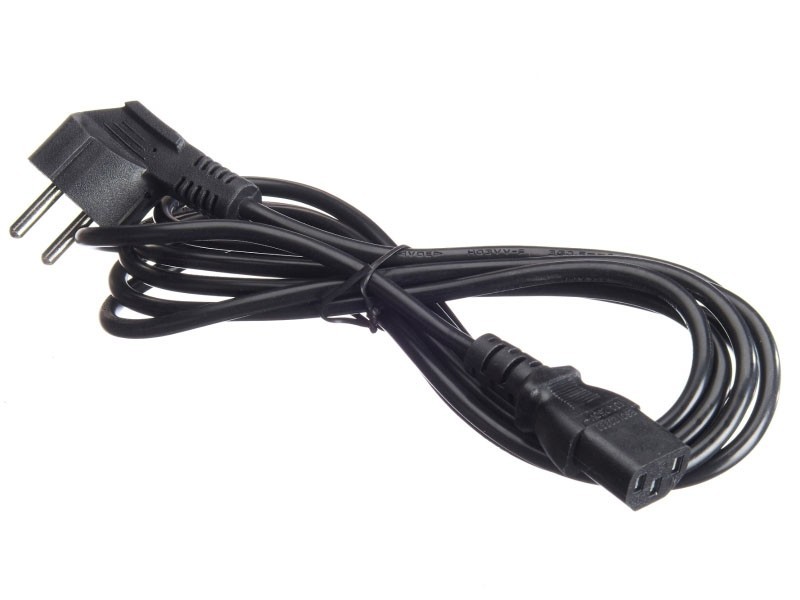 Кабель питания (евровилка - штекер IEC C13) 3*0,5мм2, 3м, черный, NETKO Optima