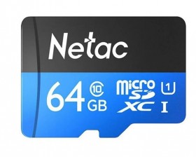 Карта памяти MICRO SDHC 64GB NT02P500STN-064G-S NETAC