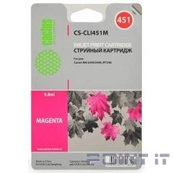 Картридж MAGENTA 10.2ML CS-CLI451M CACTUS