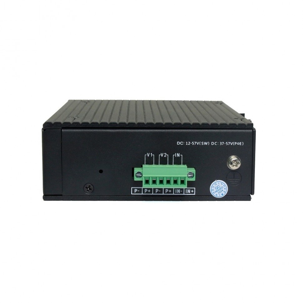 AN-SXG10P8D - промышленный 12-портовый гигабитный коммутатор с HiPoE до 300Вт
