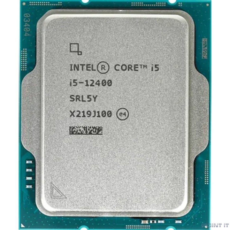 CPU Intel Core i5-12400 Alder Lake OEM {2.5 ГГц/ 4.4 ГГц в режиме Turbo, 18MB, Intel UHD Graphics 730, LGA1700 CM8071504650608SRL5Y/CM8071504555317SRL4V}