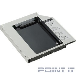 AgeStar SSMR2S Сменный бокс для HDD/SSD  SATA-SATA, металл-пластик, черный, 2.5&quot;