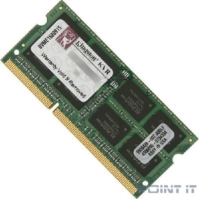Memory Module KINGSTON DDR3 Общий объём памяти 8Гб Количество 1 1600 МГц Множитель частоты шины 11 KVR16S11/8WP