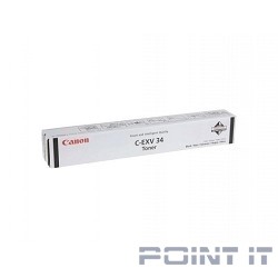 Canon C-EXV34BK 3782B002 Тонер для IR Advance-C2000ser / C2020 / C2025 / C2030, Черный, 23000 стр. (CX)