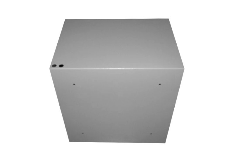 Антивандальный Шкаф 12U распашного типа, (Ш*Г*В 600*450*600мм) 19 направляющие, передняя дверь металл, замок, серый Netko M