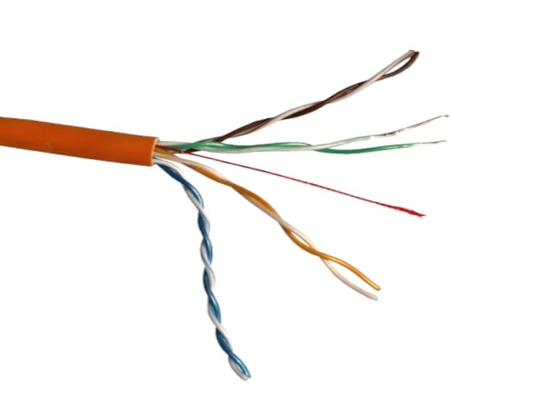 Кабель U/UTP Cat 5e ZH нг(A)-HF 4pr 24 AWG 40м