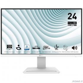 Монитор LCD MSI PRO 23.8&quot; MP243XW White {IPS 1920x1080 100Hz 4ms HDMI DisplayPort 178/178 300cd 1000:1 MM}