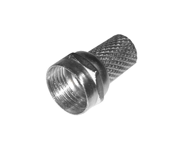 Штекер F (гайка) на RG-6/SAT-703 (цинк) (F113-55), NETKO Optima L 10 шт