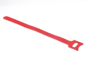 Стяжка-липучка многоразовая 200*12 /10 шт (красная) NETKO Optima