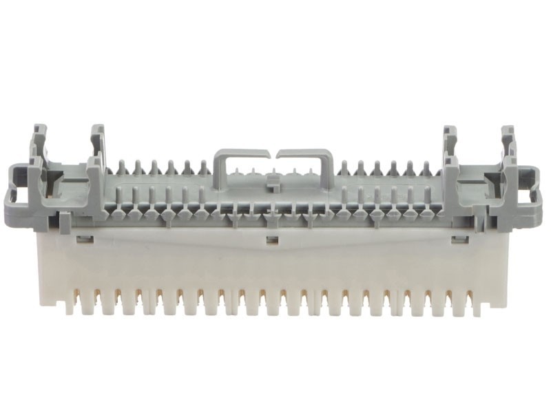 Плинт LSA Profil размыкаемый, ABS, 10 пар, медные контакты, универсальный, нумерация (0-9), бело-серый NETKO Optima