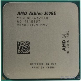 CPU AMD Athlon PRO 300GE OEM (YD300BC6M2OFH) {(3.4GHz,5MB,35W,AM4) tray, with Radeon Vega Graphics} 