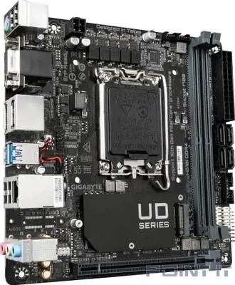 Gigabyte H610I DDR4 {Soc-1700 Intel H610 2xDDR4 mini-ITX AC`97 8ch(7.1) GbLAN+VGA+HDMI+DP}