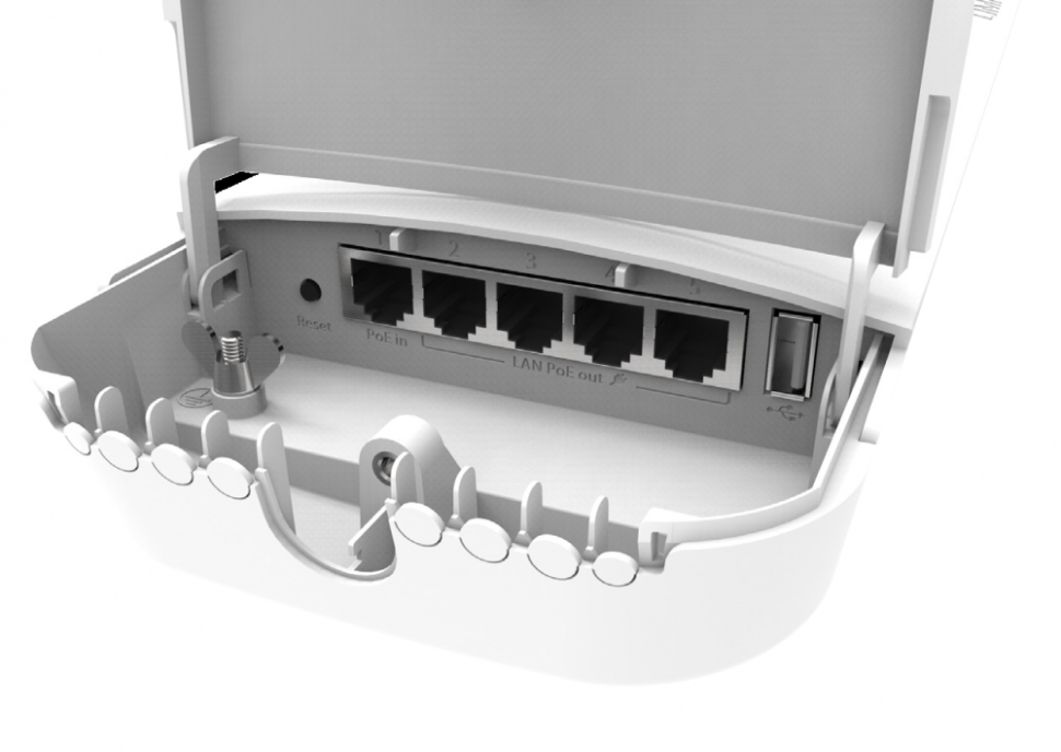 Маршрутизатор с антенной MikroTik OmniTIK 5 PoE ac (RBOmniTikPG-5HacD)