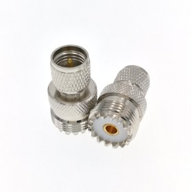 ВЧ-адаптер mini UHF(male) - UHF(female) SO239