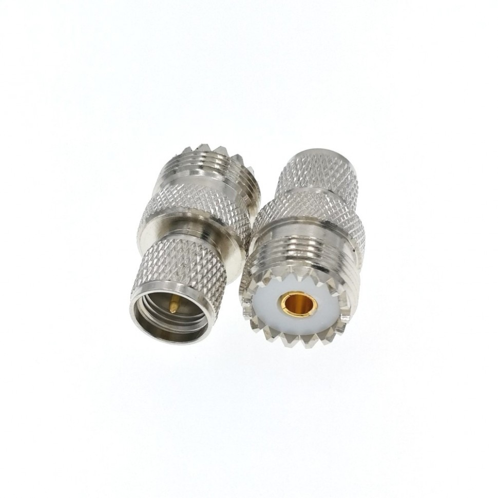 ВЧ-адаптер mini UHF(male) - UHF(female) SO239
