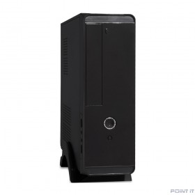 Exegate EX268699RUS Корпус MiniITX Exegate MI-209 Black, miniITX/mATX, &lt;M350, 80mm&gt;, 2*USB, Audio