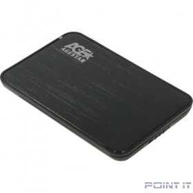 AgeStar 3UB2A8-6G SATA III Внешний корпус для HDD/SSD пластик/алюминий черный 2.5&quot;