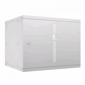  					Шкаф телекоммуникационный настенный 19 9U, серия LIGHT разборный, дверь металл, цвет серый				 
