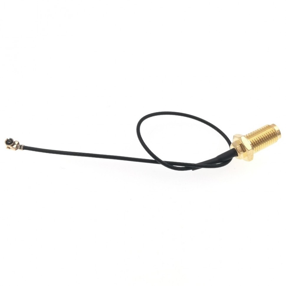 Адаптер для модема (пигтейл) U.fl(IPEX)-SMA(female) кабель RF1.13 15см.