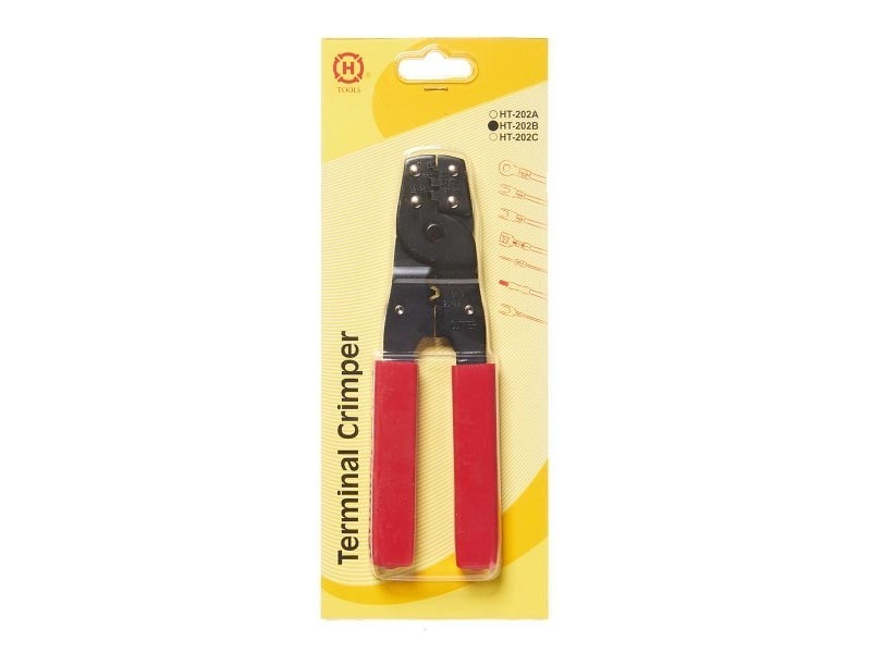 HT-202B Профессиональный инструмент для обжима (кримпер) клемм размеров 10-28 AWG , Hanlong для Netko