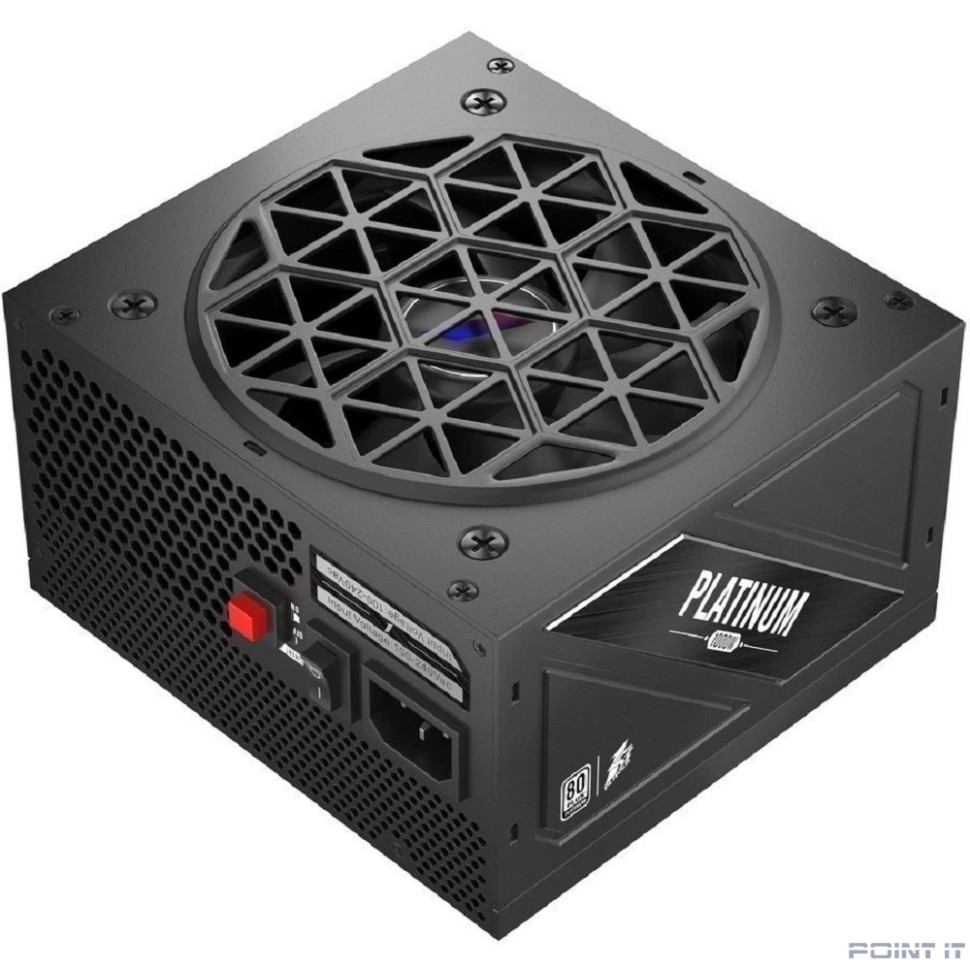 1STPLAYER NGDP Platinum 1000W Black / ATX3.0, APFC, 80 PLUS Platinum, SR + LLC + DC-DC, 120mm fan, full modular / HA-1000BA3-BK