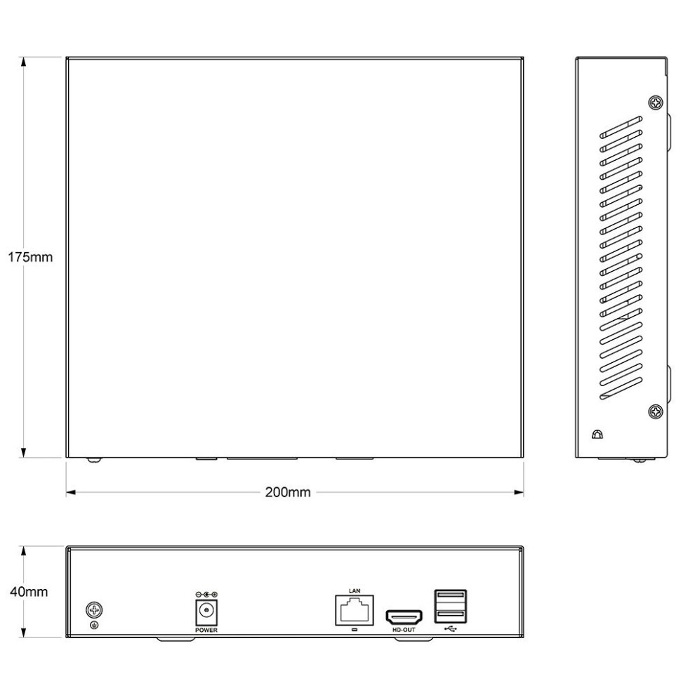 AR-N910F - сетевой IP видеорегистратор (NVR) до 8 Мп