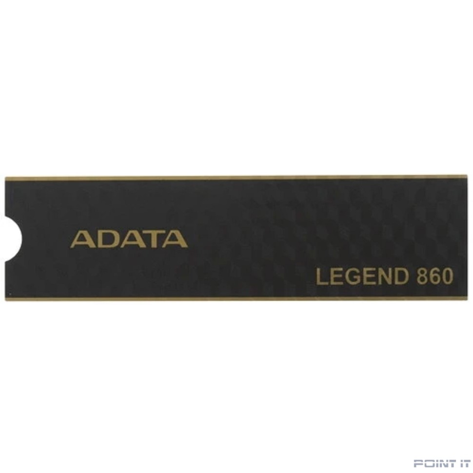 A-DATA SSD 500GB LEGEND 860 SLEG-860-500GCS PCI-E 4.0 x4, up to 5000/3000Mbs, 3D NAND, 160TBW, NVMe 1.4, 22x80mm, радиатор