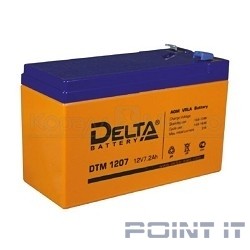 Delta DTM 1207  (7 А\ч, 12В) свинцово- кислотный аккумулятор  