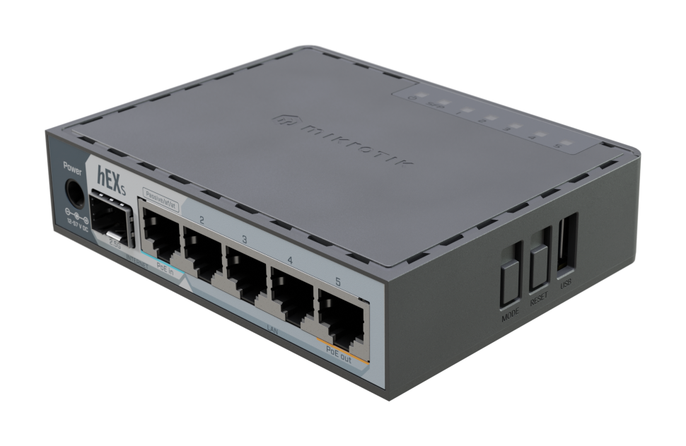 Маршрутизатор MikroTik hEX S (2025)