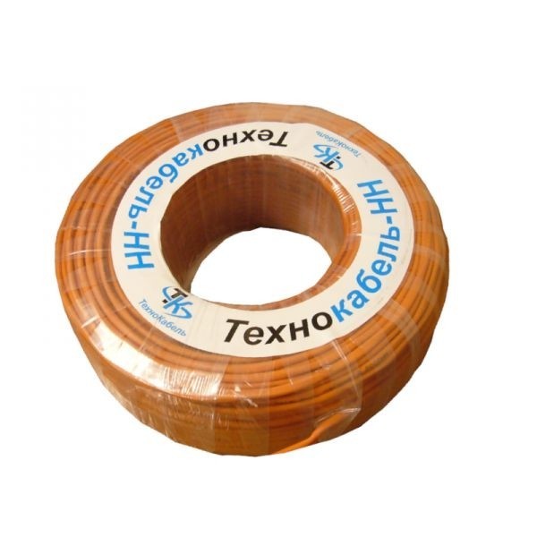 Кабель сигнальный ТЕХНОКАБЕЛЬ, неэкранированный, КПСнг(А)-FRLS, 2*2*0.5мм2, 10м, оранж. АКЦИЯ