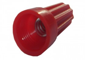 Соединительный изолирующий зажим P75, D-8мм, красный, 50шт., Netko