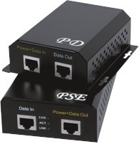 POE48B-050912D PoE, комплект передатчик (PSE)+приемник (PD) с регулятором*, 48V 30W, кабель питания ЕВРО, тип1, черный, 2 разъема питания у приемника *выходное напряжение: 5V 1.5A/ 9V 1.5A/ 12V 1A РАСПРОДАЖА