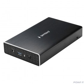 Gembird EE3-U3S-1 Внешний корпус USB 3.0 для 3.5&quot; HDD/SSD Gembird, порт Type-A, SATA III, металл, чёрный