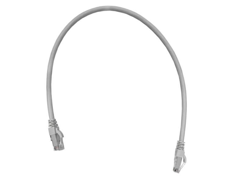 Патч-корд UTP4 cat.6a, литой коннектор, серый, LSZH, NETKO Expert CKC