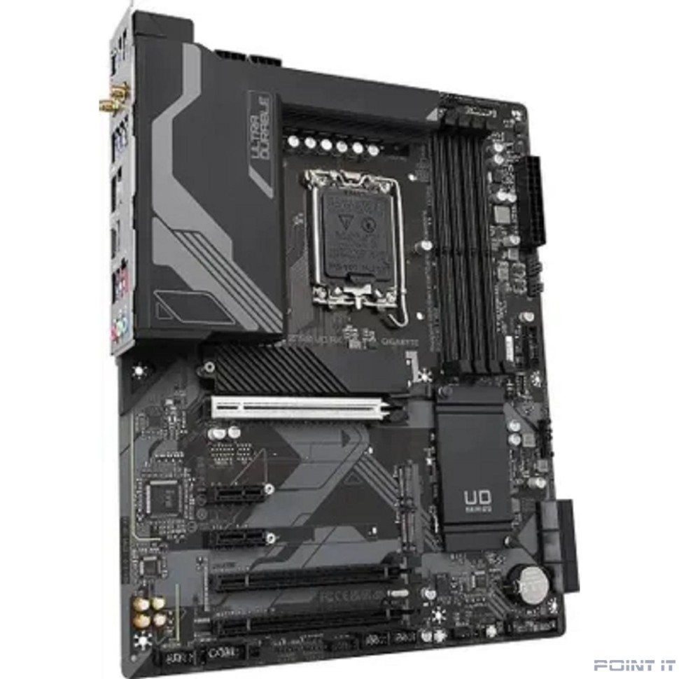 Gigabyte Z790 UD AX RTL {Soc-1700, Intel Z790, 4xDDR5, ATX AC`97 8ch(7.1) 2.5Gg RAID+HDMI+DP}