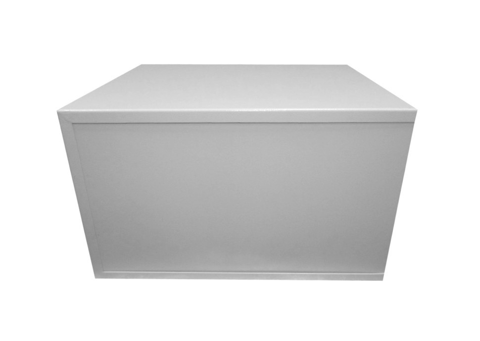 Антивандальный Шкаф 7U пенального типа, (Ш*Г*В 520*400*320мм) 19 направляющие, передняя дверь металл, замок, серый Netko M