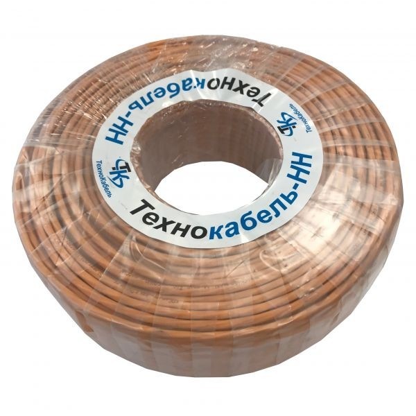 Кабель сигнальный ТЕХНОКАБЕЛЬ, КПСнг(А)-FRLS, 2*2*0.75мм2 (1.0мм) 40м, оранжевый АКЦИЯ